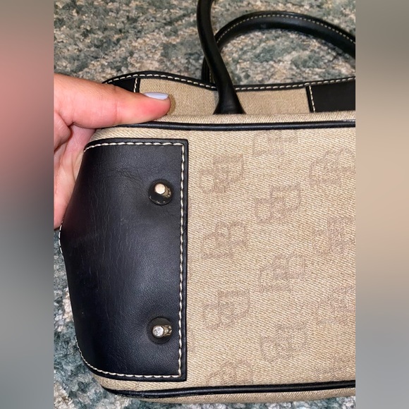 Dooney & Bourke Vintage Canvas and Leather Bag - Picture 11 of 16